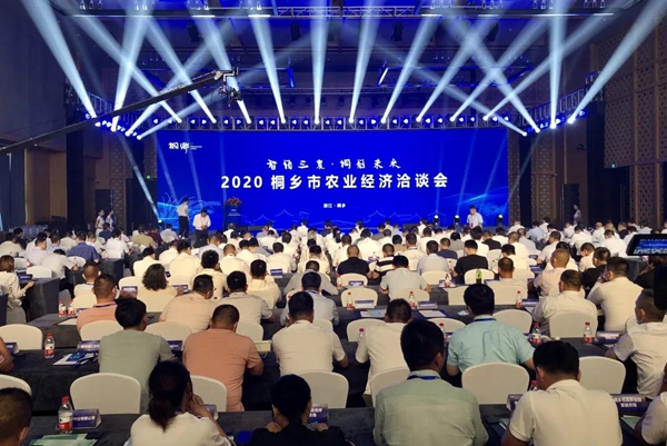 “智领三农·桐创未来”2020桐乡市农业经济洽谈会现场 “智领三农·桐创未来”2020桐乡市农业经济洽谈会现场