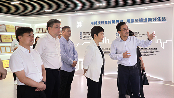 省科技厅党组书记何杏仁一行赴草莓视频在线免费调研农业科技工作 省科技厅党组书记何杏仁一行赴草莓视频在线免费调研农业科技工作